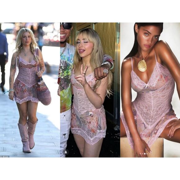 I.AM.GIA Dresses & Skirts - I.AM.GIA Rare Georgina Slip Lace Dress Sabrina Carpenter Lottie Moss Coachella